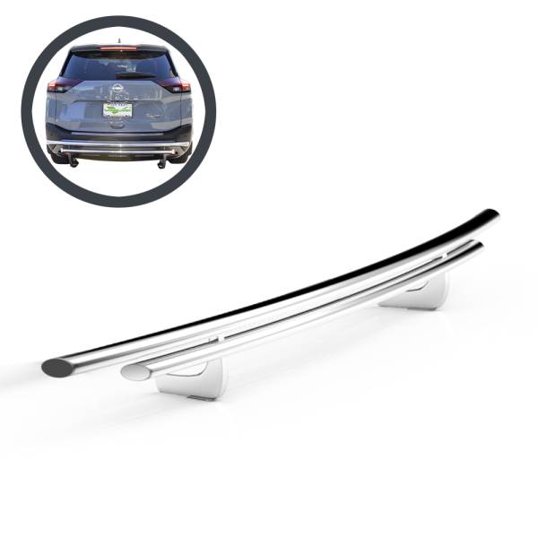 Vanguard Off-Road - Vanguard Off-Road Stainless Steel Double Layer Rear Bumper Guard VGRBG-1018-1169SS