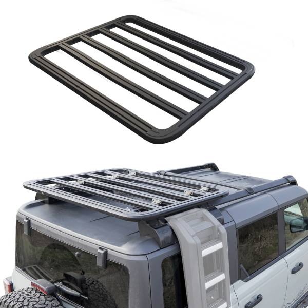 Vanguard Off-Road - Vanguard Off-Road Black Powdercoat Craftsmen Roof Rack Platform VGPFM-2471BK