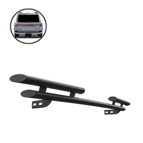 Vanguard Off-Road - Vanguard Off-Road Black Powdercoat Double Layer Rear Bumper Guard VGRBG-BECGBK