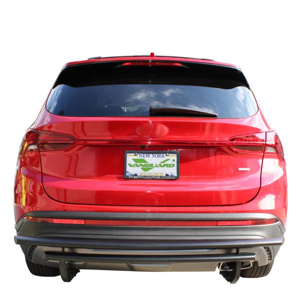 Vanguard Off-Road - Vanguard Off-Road Black Powdercoat Double Layer Rear Bumper Guard VGRBG-1754-1970BK