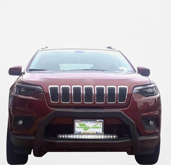 Vanguard Off-Road - Vanguard Off-Road Black Powdercoat Optimus Wide Bull Bar 20in LED Kit VGUBG-1890-1182BK-20LED