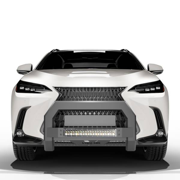 Vanguard Off-Road - Vanguard Off-Road Black Powdercoat Vantage Bull Bar VGUBG-2143-2282BK-LED