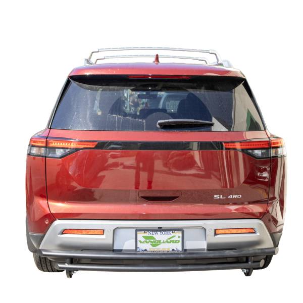 Vanguard Off-Road - Vanguard Off-Road Black Powdercoat Double Layer Rear Bumper Guard VGRBG-2514-1996BK