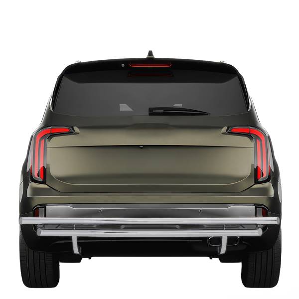 Vanguard Off-Road - Vanguard Off-Road Stainless Steel Double Layer Rear Bumper Guard VGRBG-AOCA-BEHBSS