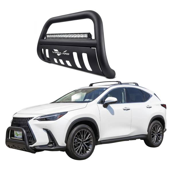 Vanguard Off-Road - Vanguard Off-Road Black Powdercoat Bull Bar 20in LED Kit VGUBG-1073-1097BK-20LED