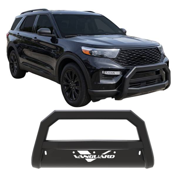 Vanguard Off-Road - Vanguard Off-Road Black Powdercoat Optimus Wide Bull Bar VGUBG-AHIO-BDDEBK