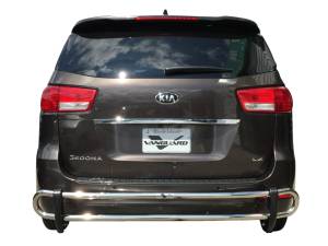 Vanguard Off-Road - VANGUARD VGRBG-0528-1122SS Stainless Steel Double Tube Rear Bumper Guard | Compatible with 15-22 Kia Sedona - Image 2