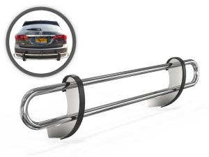 Vanguard Off-Road - VANGUARD VGRBG-0712-0896SS Stainless Steel Double Tube Rear Bumper Guard | Compatible with 14-22 Acura MDX / 13-18 Acura RDX