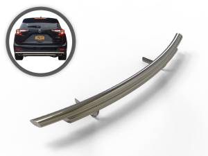 Vanguard Off-Road - VANGUARD VGRBG-1018-1983SS Stainless Steel Double Layer Rear Bumper Guard | Compatible with 19-24 Acura RDX - Image 1