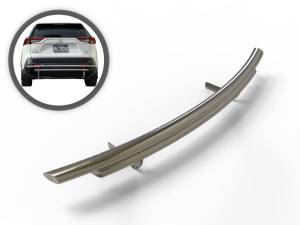 Vanguard - Vanguard Stainless Steel Double Layer Rear Bumper Guard VGRBG-1999NSS - Image 1