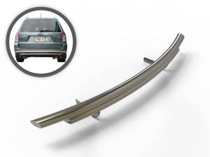 Vanguard Off-Road - VANGUARD VGRBG-1018-1246SS Stainless Steel Double Layer Rear Bumper Guard | Compatible with 07-13 Subaru Forester - Image 1