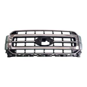 Heavy Duty Bumpers and Grilles - Replacement Grilles - Vanguard Off-Road - Vanguard Chrome OE Platinum Style Grille | Compatible with 21-23 Ford F-150