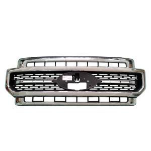Heavy Duty Bumpers and Grilles - Replacement Grilles - Vanguard Off-Road - Vanguard Chrome OE Platinum Style Grille | Compatible with 21-23 Ford F-250