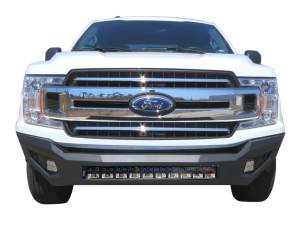 Heavy Duty Bumpers and Grilles - Front Bumpers - Vanguard Off-Road - VANGUARD VGHDB-2217BK Black HD Bumper | Compatible with 18-20 Ford F-150 Excluding 2020+ Diesel Models; Acc Bracket kit Separate
