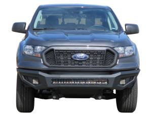 Heavy Duty Bumpers and Grilles - Front Bumpers - Vanguard Off-Road - VANGUARD VGHDB-2219BK Black HD Bumper | Compatible with 19-24 Ford Ranger