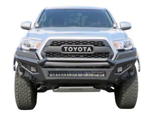 Replacement HD Bumpers and Grilles - Front Bumpers - Vanguard - Vanguard Black HD Bumper with Hoop VGHDB-2221-2222BK