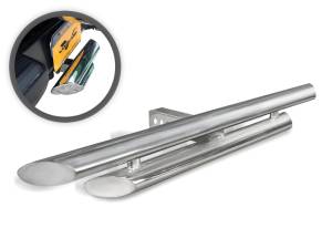 Roof & Hitch Accessories - Hitch Steps - Vanguard Off-Road - Vanguard Off-Road Stainless Steel Classic Double Layer Hitch Step VGPDB-0737SS