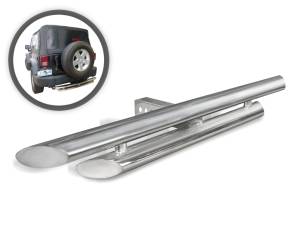 VANGUARD VGPDB-1024SS Stainless Steel Classic Double Layer Hitch Step | Compatible with Universal Models Universal Models