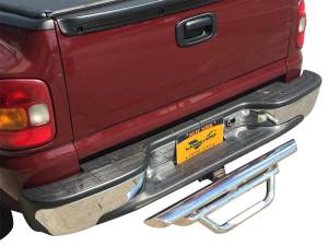 Vanguard Off-Road - VANGUARD VGPDB-1230SS VGPDB-1230SS Universal Fit for 2 inch Hitch Receivers Trailer Hitch Bumper Stainless Steel Double Layer Hitch Step - Image 2