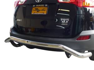 Vanguard Off-Road - VANGUARD VGRBG-0108SS Stainless Steel Single Tube Rear Bumper Guard | Compatible with 06-18 Toyota RAV4 Excludes TRD Models - Image 3