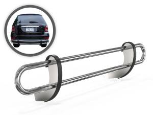 Vanguard Off-Road - Vanguard Stainless Steel Double Tube Rear Bumper Guard | Compatible with 10-12 Mercedes-Benz GL350 07-12 GL450 08-12 GL550 06-11 ML350 10-11 ML450 08-11 ML550