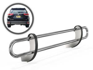 Vanguard Off-Road - Vanguard Off-Road Stainless Steel Double Tube Rear Bumper Guard VGRBG-0185SS - Image 1