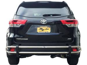 Vanguard Off-Road - Vanguard Off-Road Stainless Steel Double Tube Rear Bumper Guard VGRBG-0185SS - Image 2