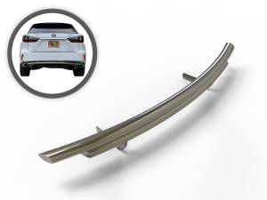 Vanguard Off-Road - VANGUARD VGRBG-0351SS Stainless Steel Double Tube Rear Bumper Guard | Compatible with 04-09 Nissan Quest