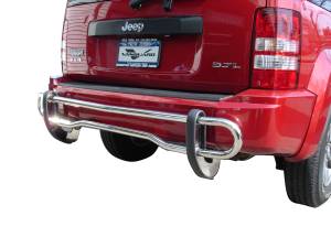 Vanguard Off-Road - VANGUARD VGRBG-0522SS Stainless Steel Double Tube Rear Bumper Guard | Compatible with 08-12 Jeep Liberty - Image 3