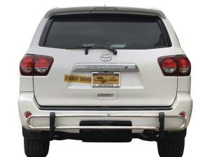 Vanguard Off-Road - VANGUARD VGRBG-0528-1118SS Stainless Steel Double Tube Rear Bumper Guard | Compatible with 04-20 Toyota Sienna - Image 2