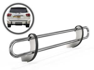 VANGUARD VGRBG-0528-2263SS Stainless Steel Double Tube Rear Bumper Guard | Compatible with 21-24 Toyota Sienna