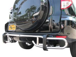 Vanguard Off-Road - VANGUARD VGRBG-0710SS Stainless Steel Double Tube Rear Bumper Guard | Compatible with 06-18 Toyota RAV4 Excludes TRD Models - Image 3
