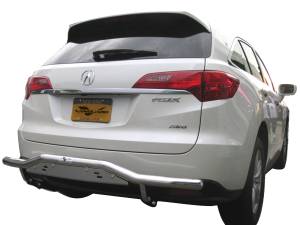 Vanguard - Vanguard Stainless Steel Single Tube Rear Bumper Guard With Skid Plate VGRBG-0713-0896SS - Image 3