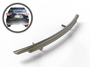 Vanguard Off-Road - [PRESALE] VANGUARD VGRBG-0779SS Stainless Steel Double Layer Rear Bumper Guard | Compatible with 04-06 Lexus RX330 / 07-15 Lexus RX350 / 10-15 Lexus RX450H / Compatible with 01-19 Toyota Highlander