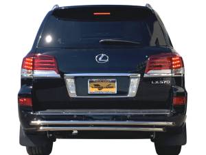 Vanguard Off-Road - Vanguard Off-Road Stainless Steel Double Layer Rear Bumper Guard VGRBG-0830-0754SS - Image 1