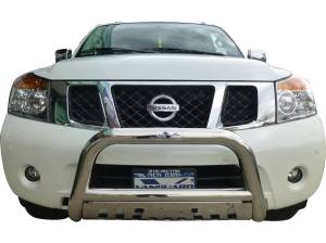 Vanguard Off-Road - Vanguard Stainless Steel Bull Bar 4.5in Cube LED Kit | Compatible with 04-10 Infiniti QX56 / 05-16 Nissan Armada Excludes Titanium models/ 04-15 Nissan Titan - Image 2