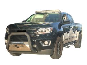 Vanguard Off-Road Black Powdercoat Optimus LED Bull Bar VGUBG-1888-1197BK-LED