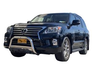 Vanguard Off-Road - VANGUARD VGUBG-0883-2014SS-RLED Stainless Steel Bull Bar 4.5in Round LED Kit | Compatible with 16-22 Lexus LX570 - Image 2