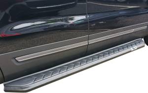 Vanguard Off-Road - VANGUARD VGSSB-2185-1261AL Black F1 Style Running Boards | Compatible with 09-17 Chevrolet Traverse / 07-16 GMC Acadia Excludes Denali Models/ 07-09 Saturn Outlook - Image 2