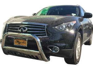 Vanguard Off-Road - VANGUARD VGUBG-0500SS-RLED Stainless Steel Bull Bar 4.5in Round LED Kit | Compatible with 03-08 Infiniti FX35 / 03-08 Infiniti FX45 - Image 3