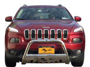 Vanguard Off-Road - Vanguard Stainless Steel Classic Bull Bar | Compatible with 14-24 Jeep Cherokee - Image 2