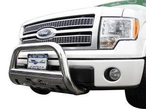 Vanguard Off-Road - Vanguard Stainless Steel Bull Bar 4.5in Round LED Kit | Compatible with 03-17 Ford Expedition / 04-24 Ford F-150 Includes all Raptor models/ 04-17 Lincoln Navigator - Image 3