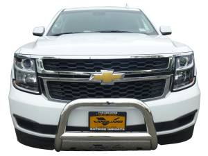 Vanguard Off-Road - Vanguard Stainless Steel Bull Bar 4.5in Round LED Kit | Compatible with 15-18 Chevrolet Silverado 1500 / 15-22 Chevrolet Suburban / 15-20 Chevrolet Tahoe / 15-18 GMC Sierra 1500 - Image 2