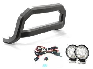 Vanguard Off-Road - VANGUARD VGUBG-1889-0842BK-RLED Black Powdercoat Optimus Sport Bar 4.5in Round LED Kit | Compatible with 07-20 Toyota Tundra Excludes TRD Models - Image 1