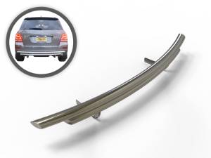 Vanguard Off-Road - [PRESALE] VANGUARD VGRBG-1031-1164SS Stainless Steel Double Layer Rear Bumper Guard | Compatible with 14-15 Mercedes-Benz GLK350 - Image 1