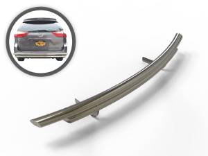 Vanguard Off-Road - Vanguard Off-Road Stainless Steel Double Layer Rear Bumper Guard VGRBG-1039-1118SS - Image 1