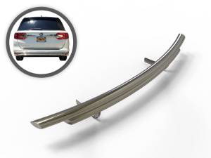 Vanguard Off-Road - Vanguard Off-Road Stainless Steel Double Layer Rear Bumper Guard VGRBG-1039-1805SS - Image 1