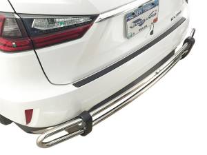 Vanguard Off-Road - Vanguard Off-Road Stainless Steel Double Tube Rear Bumper Guard VGRBG-1070-0923SS - Image 2