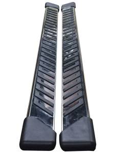 Vanguard Off-Road - VANGUARD VGSSB-1907-1911SS Stainless Steel CB2 Running Boards | Compatible with 15-24 Ford F-150 Super Cab