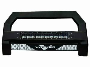 VANGUARD VGUBG-2143-2281BK-LED Black Powdercoat Vantage Bull Bar | Compatible with 14-19 Toyota Highlander